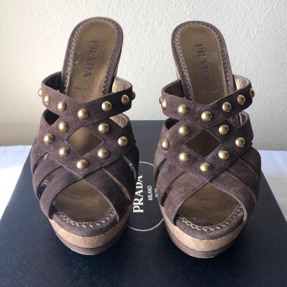 Prada Scamosciato slide